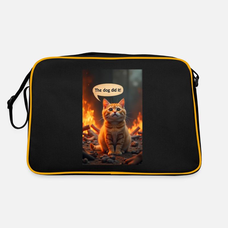 Mème de chat Sac Retro
