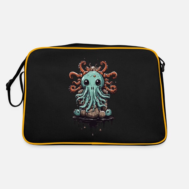 Cute Slime Monster Halloween Design Retro Bag