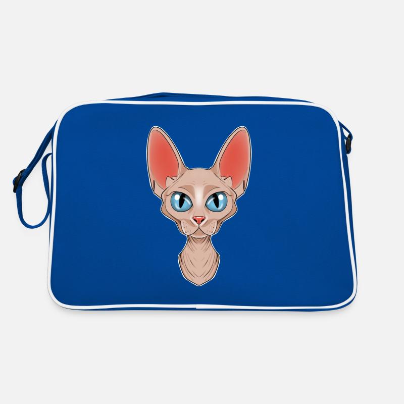 Cat Lover I Cat Face I Sphynx Cat Retro Tasche