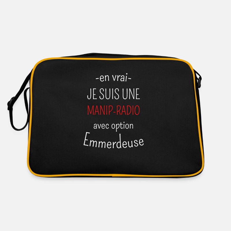 Manip Radio avec option emmerdeuse Sac Retro