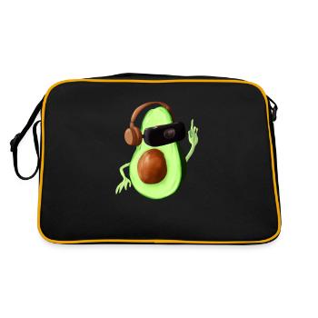 Avocado _ 02 - Retro Bag - black/gold - Back