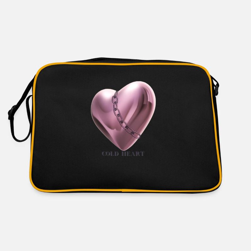 Cold heart 3D with necklace rosé and coldheart back Retro Bag