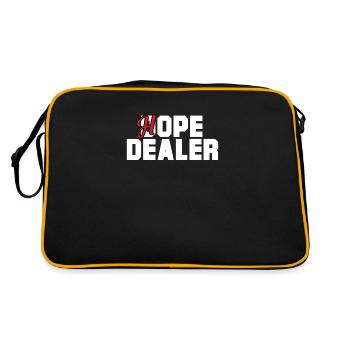 HopeDealer - Retro Tasche - Schwarz/Gold - Hinten
