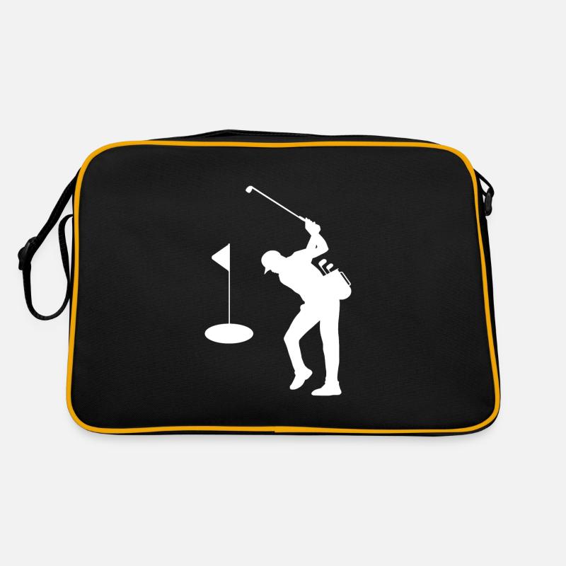 Indoor Minigolf Golf Golfer Outfit Retro Bag