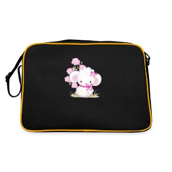 Animaux style doux - Sac Retro - noir/or - Dos