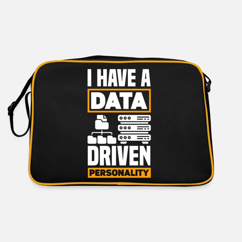 I Have A Data Driven Personality Data Scientist Retro Tasche