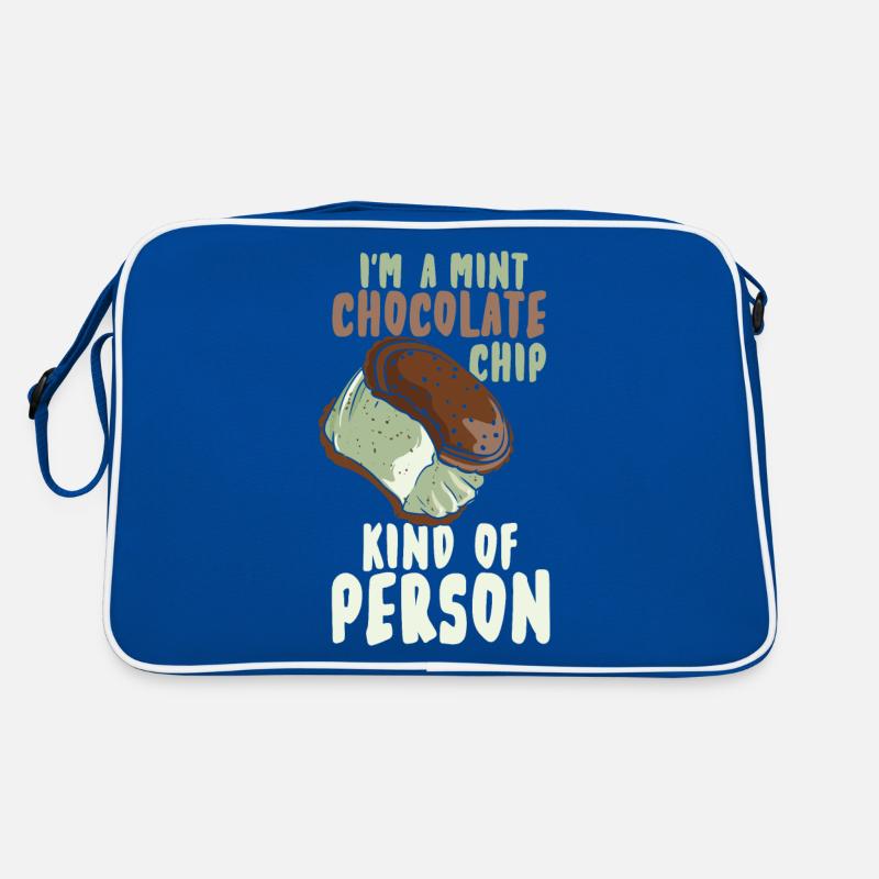 Minze-Schokolade-Chip Retro Tasche