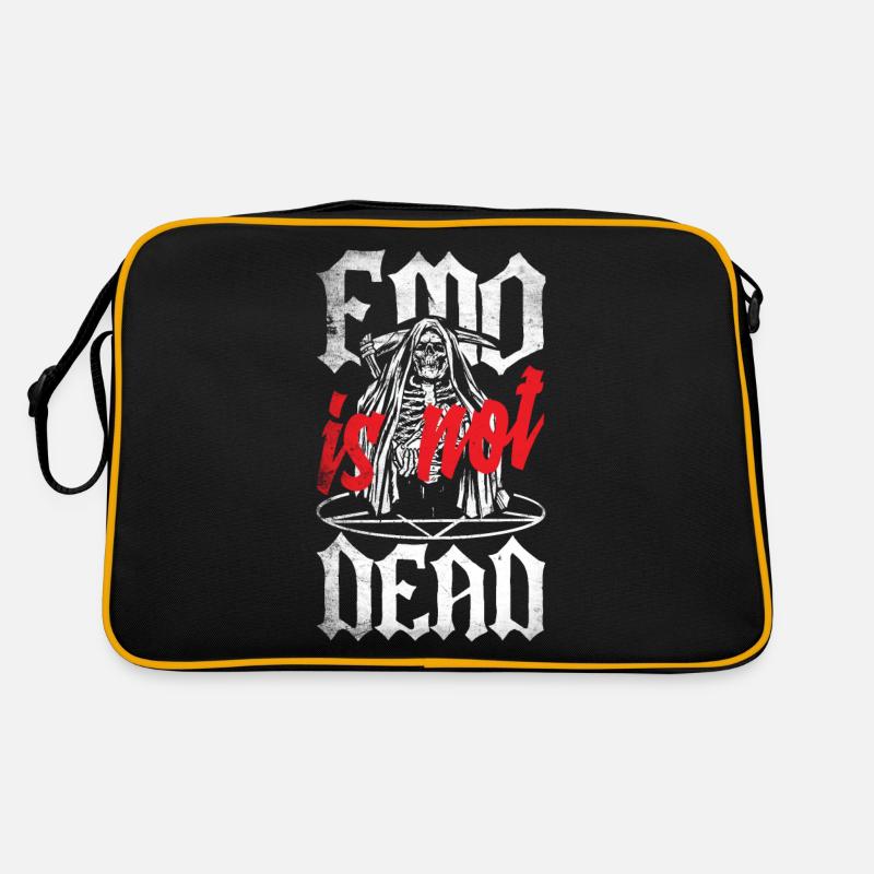 Emoticon Emo Is Not Dead Emocore Aesthetic Retro Bag