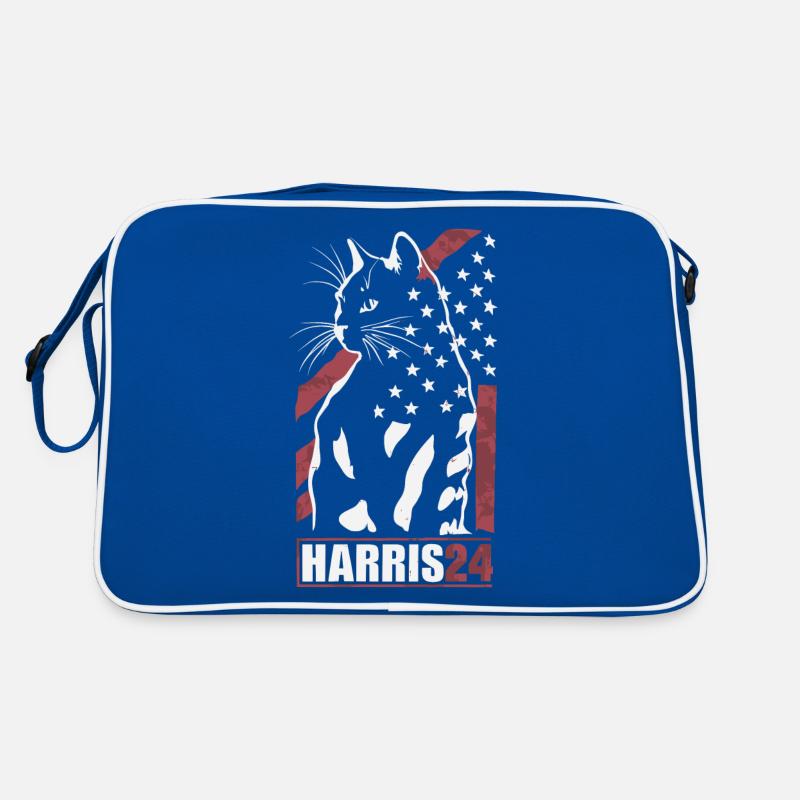 Kamala Harris 24 Cat Lady Supporter Sac Retro