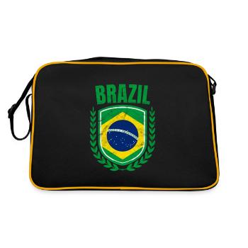 Brésil - Sac Retro - noir/or - Dos