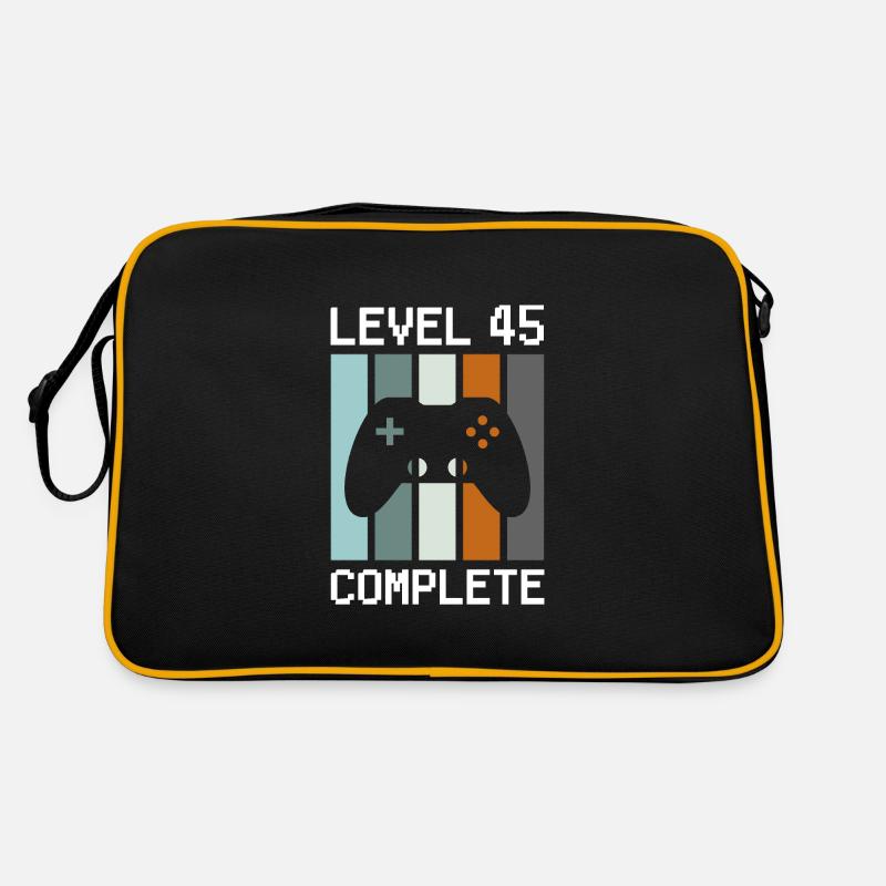 Gamer Geburtstag Level 45 Complete Retro Tasche