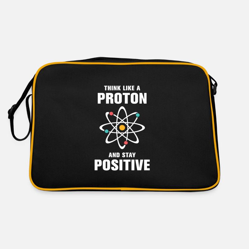 Pensez comme un proton et restez positif Sac Retro