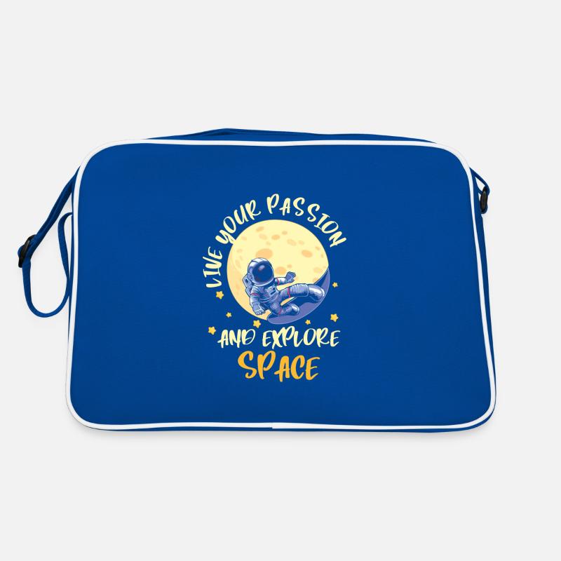 Space Shuttle Weightless Star Planet Retro Bag