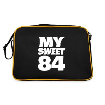 Age 84 - Retro Bag - black/gold - Back