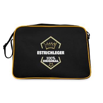 Work Screed Layer - Retro Bag - black/gold - Back
