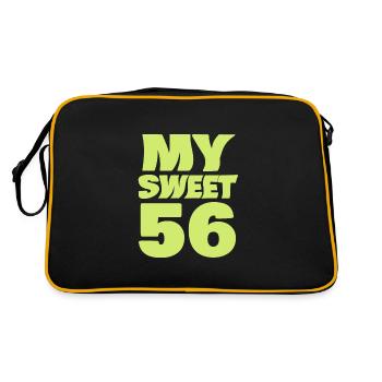 56 - Retro Bag - black/gold - Back