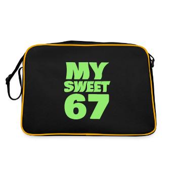 Sweet 67 - Retro Bag - black/gold - Back