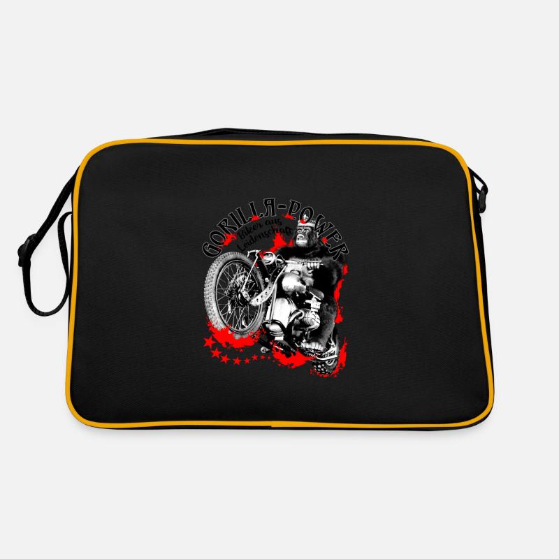 Gorilla Biker- Biker with passion Retro Bag