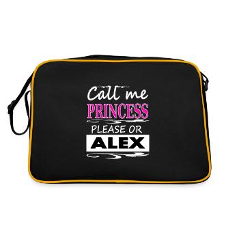 Je m’appelle Alex Je suis Alex Princess Gift - Sac Retro - noir/or - Dos
