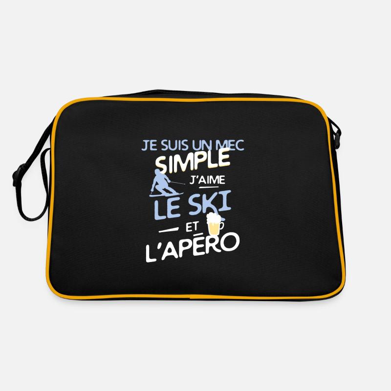 SKI - un mec simple Sac Retro
