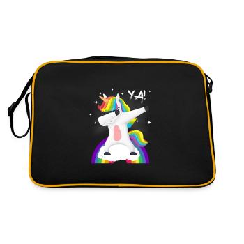 Unicorn Unicorn Dab Move Ya - Retro Bag - black/gold - Back