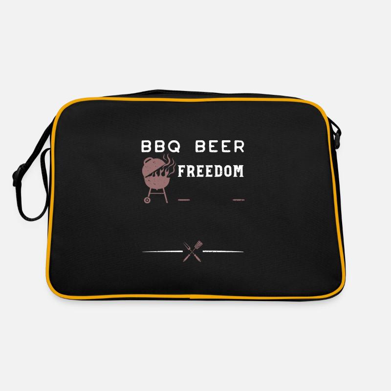 BBQ Beer Freedom - BBQ Retro Tasche