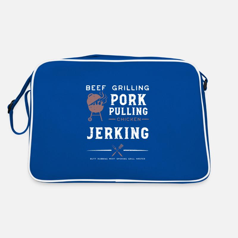 Beef Grilling Pork Pulling Chick... Retro Tasche