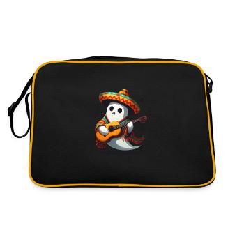 L’ du Cinco de Mayo avec sombrero - Sac Retro - noir/or - Dos