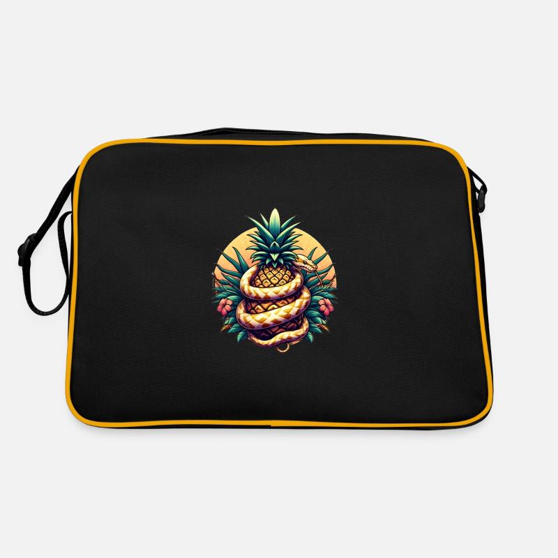 Python autour de l’ananas Sac Retro