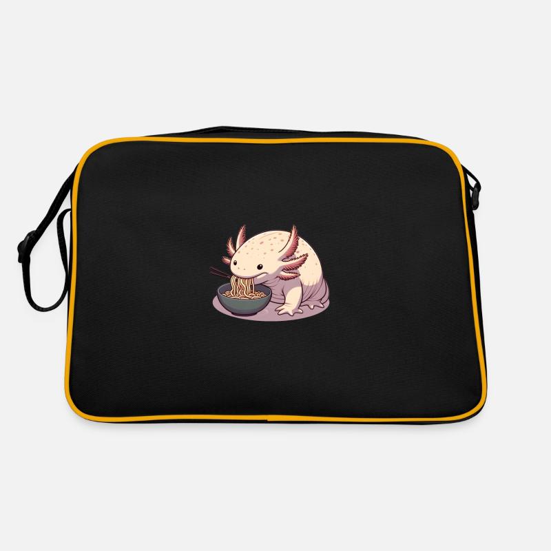 L’heure des ramen pour l’axolotl Sac Retro