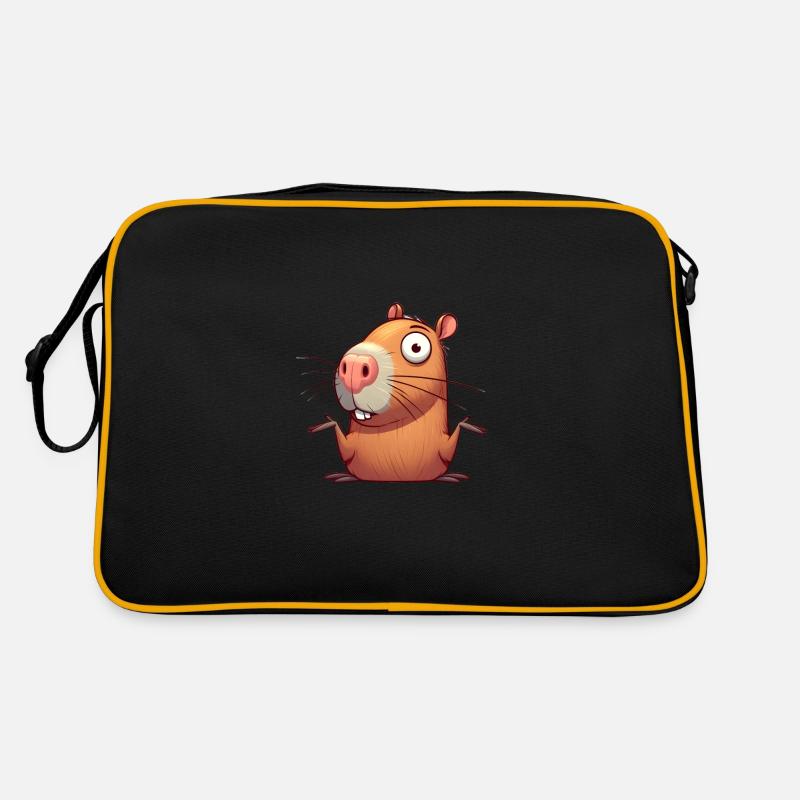 Confused Capybara Retro Bag
