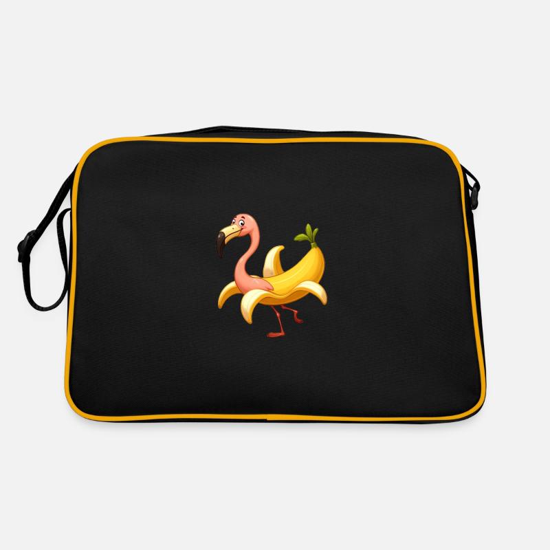 Banana Flamingo Retro Bag