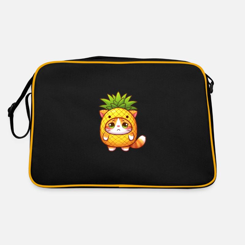 Chat mignon en costume d’ananas Sac Retro
