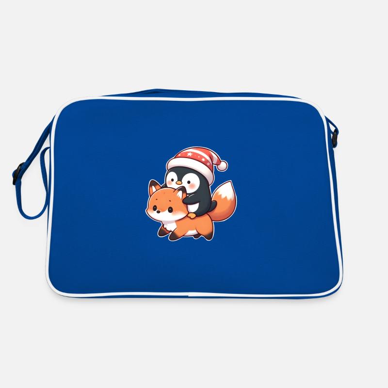 Le pingouin chevauche le renard Sac Retro