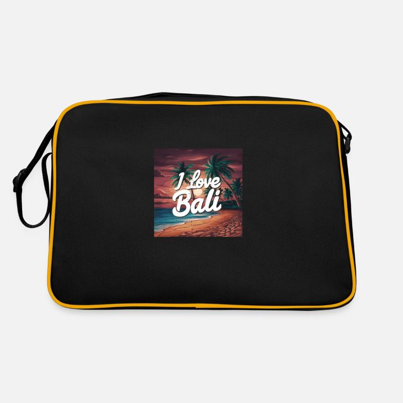 Coucher de soleil à Bali Sac Retro