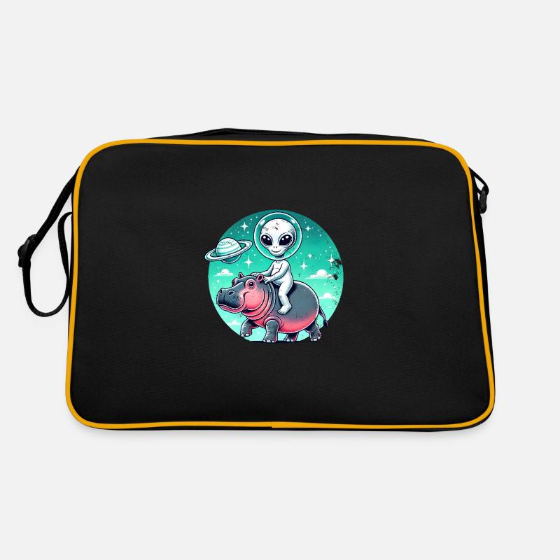 Alien sur Nielpferd Sac Retro