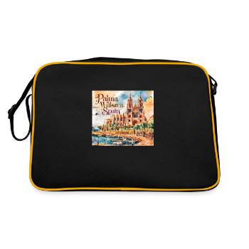 Palma de Mallorca - Retro Bag - black/gold - Back