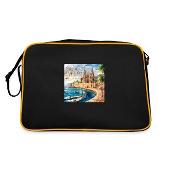 Palma de Mallorca - Retro Bag - black/gold - Back