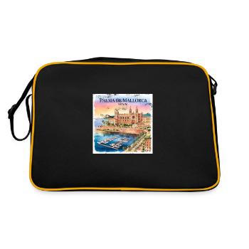 Palma de Mallorca - Retro Bag - black/gold - Back