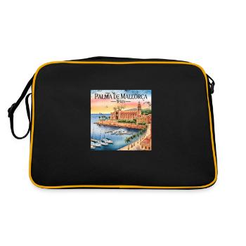 Palma de Mallorca - Retro Bag - black/gold - Back