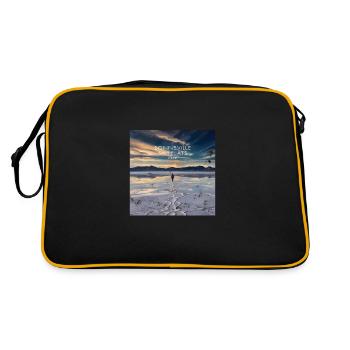Bonneville Salt Flats, Utah - Retro Bag - black/gold - Back