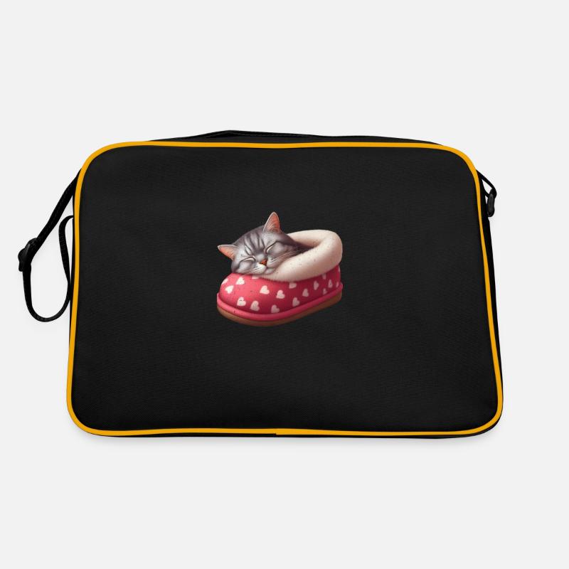 Chaton chaton dormant dans une chaussure Sac Retro