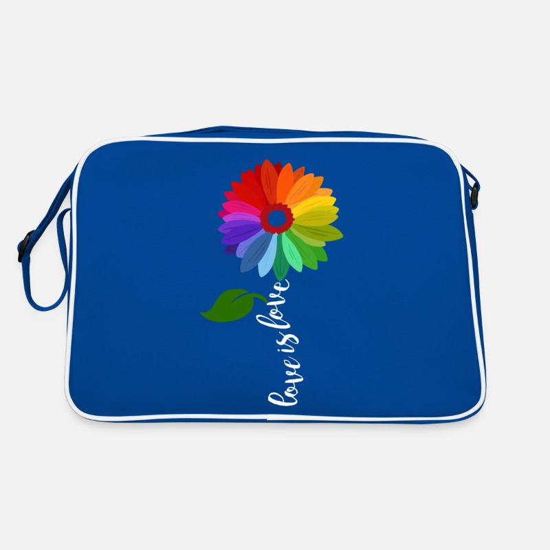LGBT Regenbogen Gay Pride Homo Lesbisch Schwul Retro Tasche
