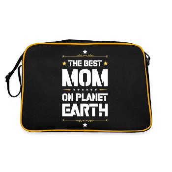 Meilleure maman Mom Citation Maman - Sac Retro - noir/or - Dos