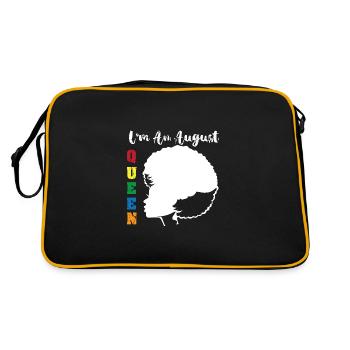 Signe du zodiaque Lion - Sac Retro - noir/or - Dos
