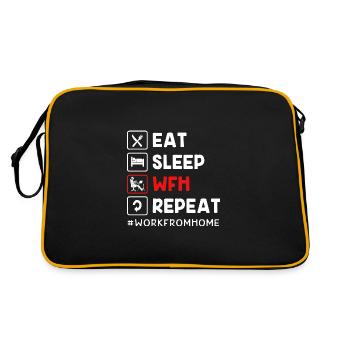 Remote home office - Retro Bag - black/gold - Back
