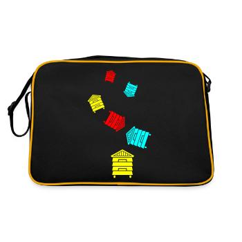 Honey Beekeeper - Retro Bag - black/gold - Back