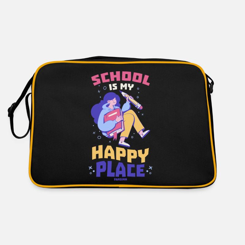 L’école est mon endroit préféré Sac Retro