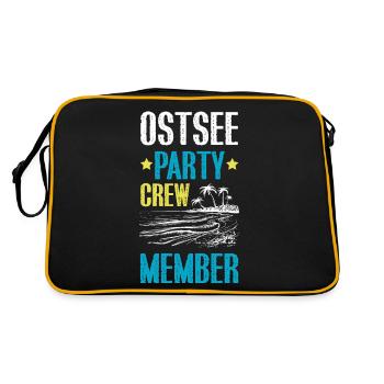 Ostsee Party Crew - Retro Bag - black/gold - Back