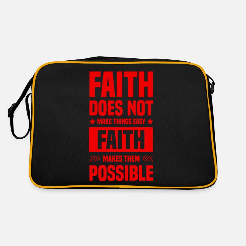 bibel glaube Retro Tasche